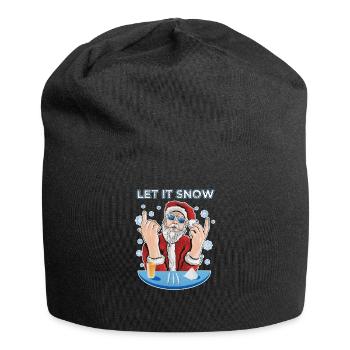 Let it snow Kokain Ugly Christmas Sweater - Jersey-Beanie - Schwarz - Vorne