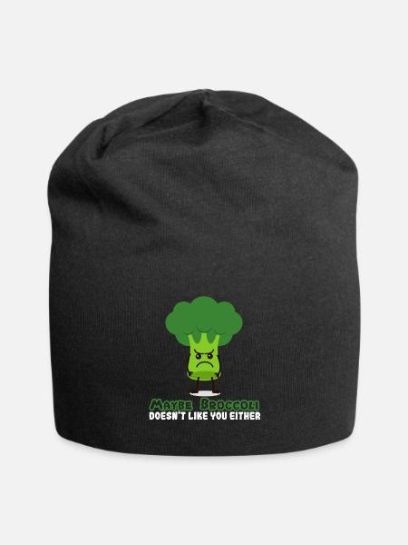brocoli - Bonnet en jersey - noir
