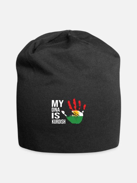 Kurdistan Flag, My DNA Is Kurdish, Cool Kurdish - Jersey Beanie - black