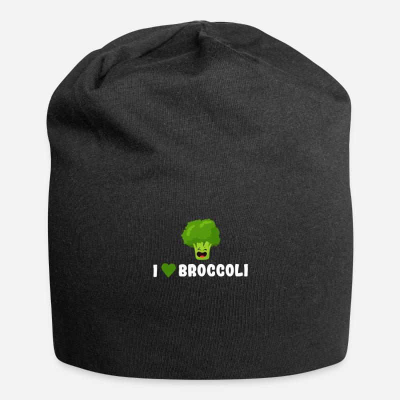 brocoli - Bonnet en jersey - noir