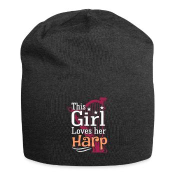 harp - Jersey Beanie - charcoal grey - Front