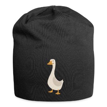 Goose (derpy) - Jersey Beanie - black - Front