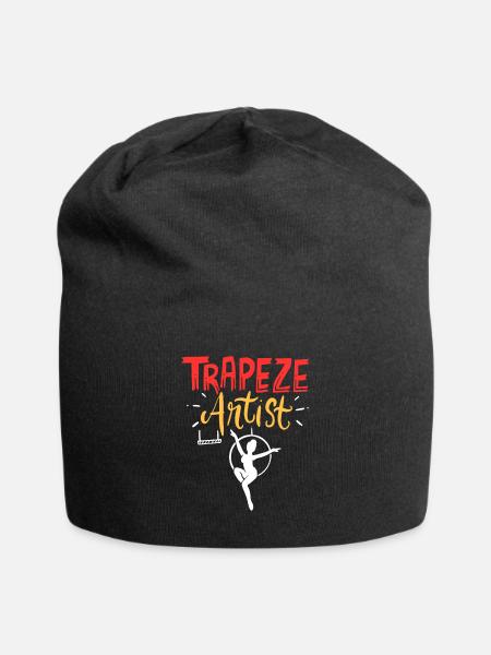 trapézistes - Bonnet en jersey - noir