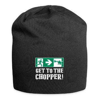 Get To The Chopper! - Jersey-Beanie - Schwarz - Vorne