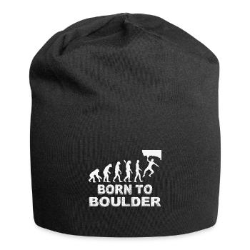bouldering; Evolution; boulder; Sports; Climb - Jersey Beanie - black - Front