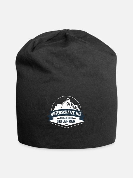 Skilehrer - Jersey-Beanie - Schwarz