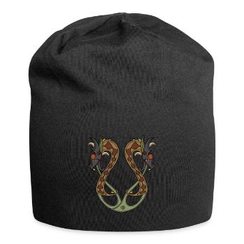 Odins Dragon Mythical Celtic Viking Tribal Gift - Bonnet en jersey - noir - Devant
