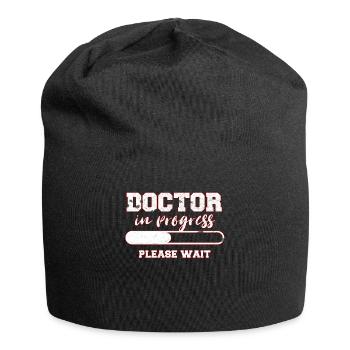 Arzt - Jersey-Beanie - Schwarz - Vorne