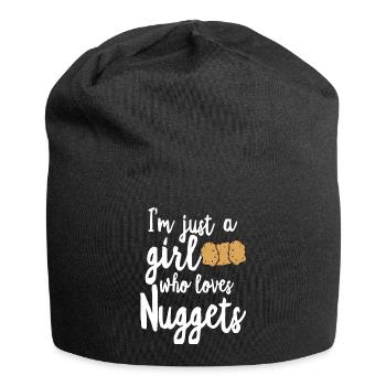 Chicken Nuggets Chicken Chicken Nugs Nugget Gift - Jersey Beanie - black - Front