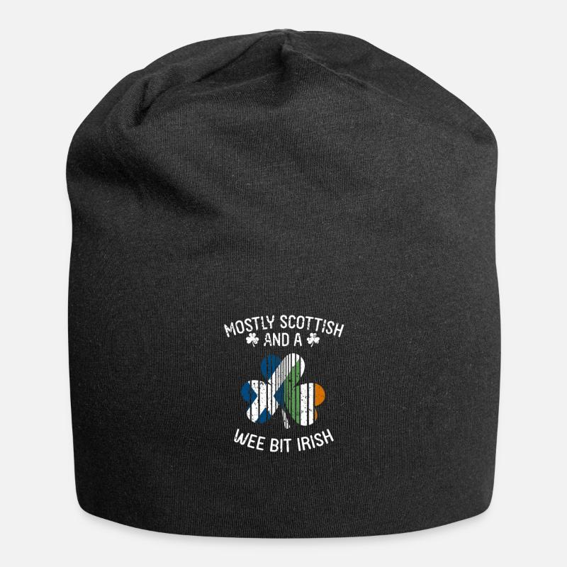 Schottland - Jersey-Beanie - Schwarz