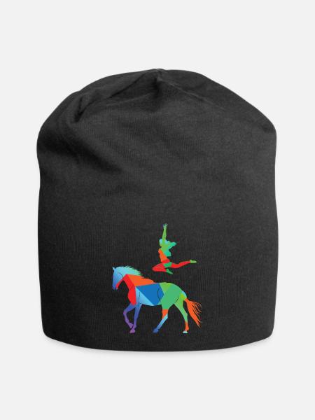 Voltige - Bonnet en jersey - noir