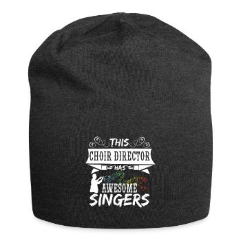 Chef de choeur - Bonnet en jersey - charbon - Devant