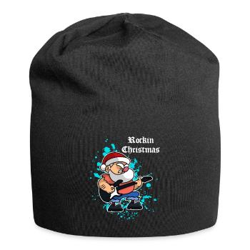 Rock Christmas - Jersey-Beanie - Schwarz - Vorne