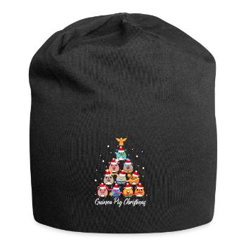 Christmas Guinea Pigs - Jersey Beanie - black - Front