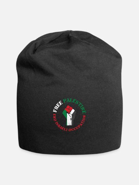 Intifada palestine gratuite - Bonnet en jersey - noir