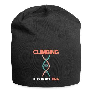Mountaineering Mountaineer Climbing Climbing Mountains - Jersey Beanie - black - Front