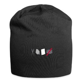 Rock Scissor Paper - No Fountain - Jersey-Beanie - Schwarz - Vorne