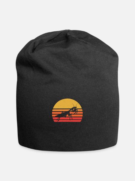 Amoureux de la mante religieuse - Bonnet en jersey - noir
