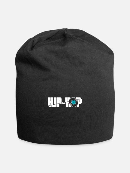 Hip hop - Bonnet en jersey - noir
