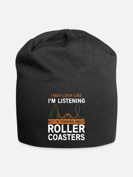 roller coaster - Jersey Beanie - black