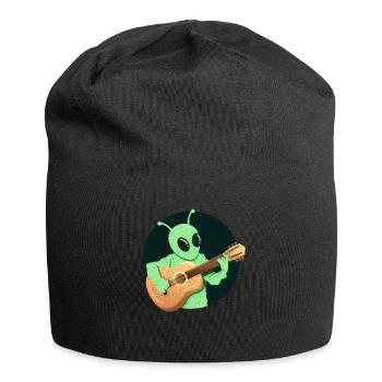 Guitar - Jersey Beanie - black - Front