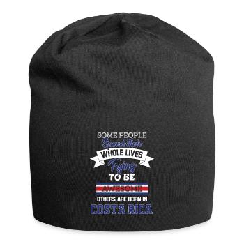 Born in Costa Rica - Jersey Beanie - black - Front