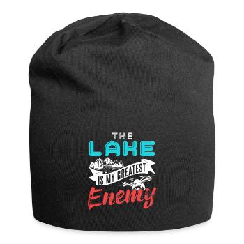 The Lake is my greatest enemy - Jersey-Beanie - Schwarz - Vorne