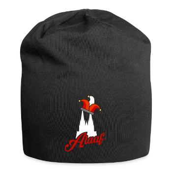 Alaaf Köln Kölsch Karneval Kölner Dom - Jersey-Beanie - Schwarz - Vorne