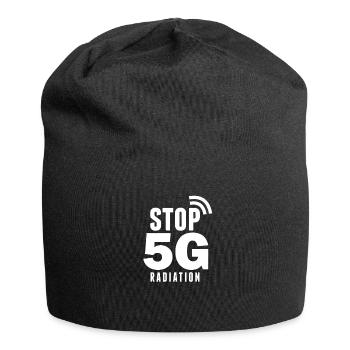 5G Gegner Anti Strahlung 5G - Jersey-Beanie - Schwarz - Vorne