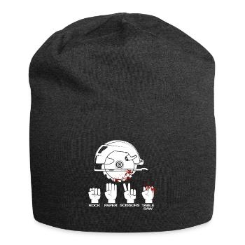 Scie à table cadeau de charpentier et menuisier - Bonnet en jersey - charbon - Devant