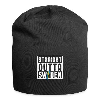 Suède - Bonnet en jersey - noir - Devant