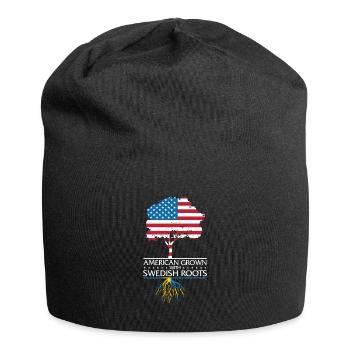 Suède - Bonnet en jersey - noir - Devant