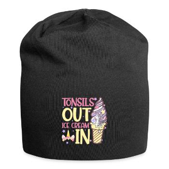 Almond OP Recovery Unicorn Healthy Ice Cream - Jersey Beanie - black - Front