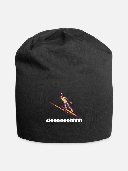 Skispringer SKISPRINGEN GESCHENK - Jersey-Beanie - Schwarz
