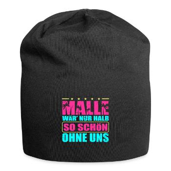 Mallorca - Jersey-Beanie - Schwarz - Vorne