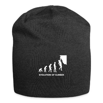 Meilleure idée de cadeau grimpeur athlète de bloc - Bonnet en jersey - charbon - Devant