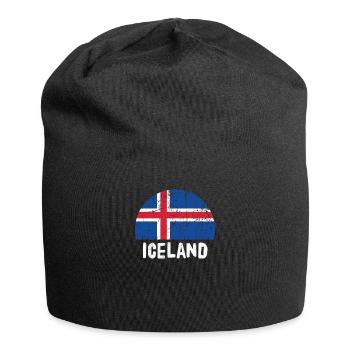 Islande - Bonnet en jersey - noir - Devant