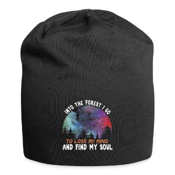 Into The Forest I Go - Jersey Beanie - black - Front