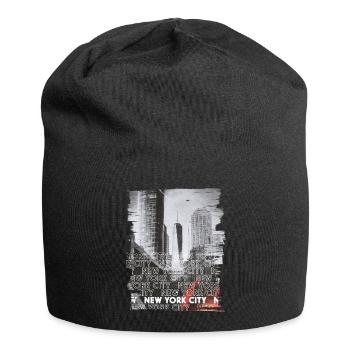 NEW YORK CITY - Bonnet en jersey - noir - Devant