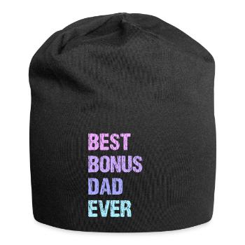 Best Bonus Dad Ever - Jersey Beanie - black - Front