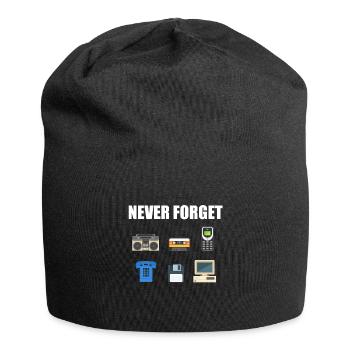 80s 90s 80s 90s - Jersey Beanie - black - Front