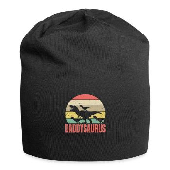 Père dinosaure Daddysaurus - Bonnet en jersey - noir - Devant
