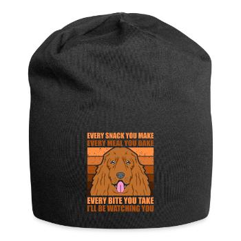 Cocker spaniel - Jersey Beanie - black - Front