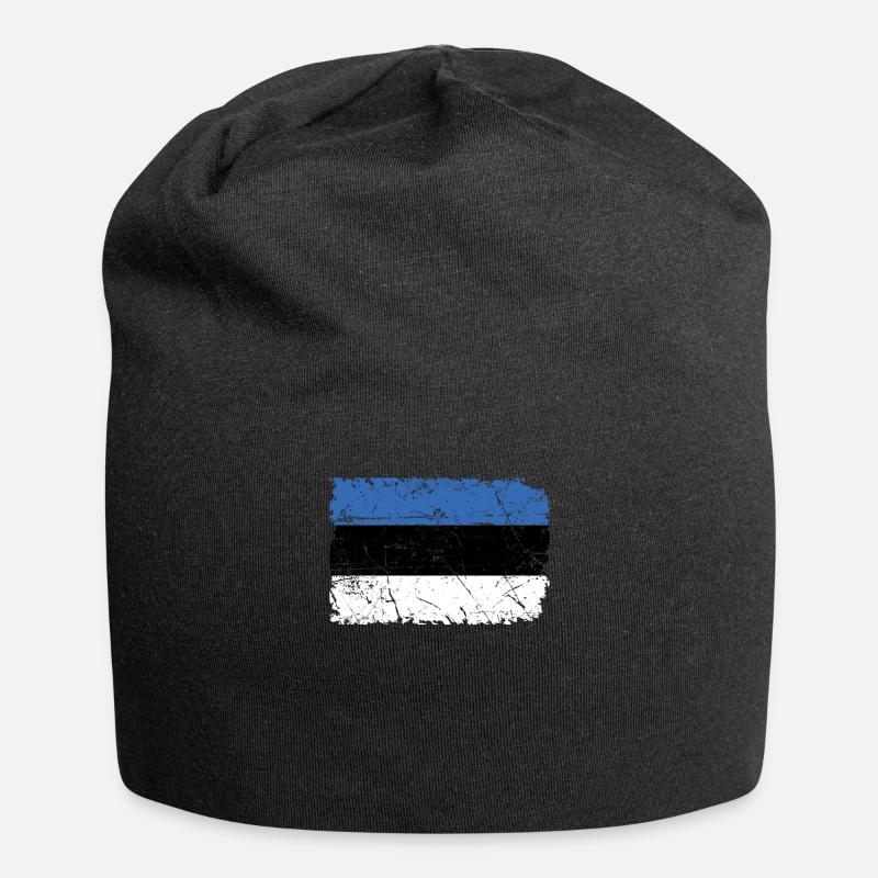 Estonia - Beanie in jersey - nero