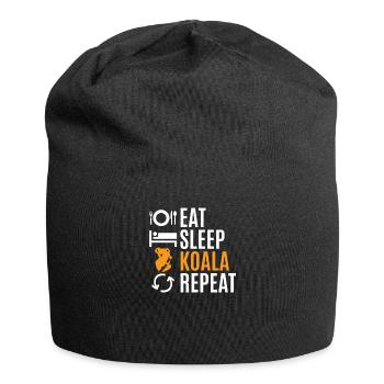 Koala bear - Jersey Beanie - black - Front