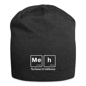 Meh das Element der Gleichgültigkeit - Jersey-Beanie - Anthrazit - Vorne