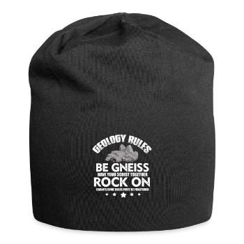 Géologie - Bonnet en jersey - noir - Devant