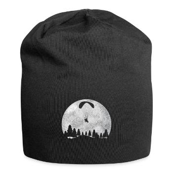 Paragliding Mond - Jersey-Beanie - Schwarz - Vorne