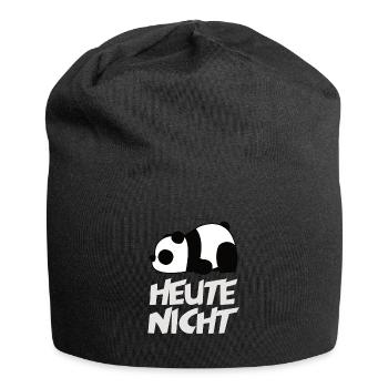 Not Panda today - Jersey Beanie - black - Front