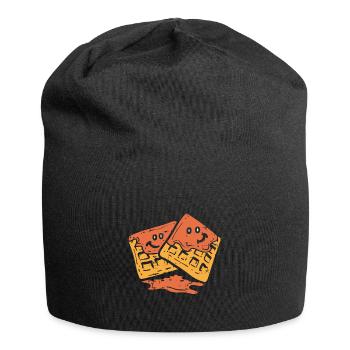 The waffles - Jersey Beanie - black - Front